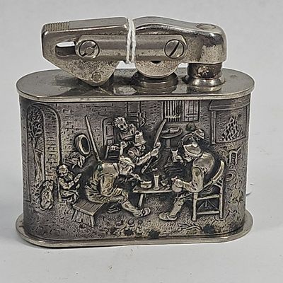 Sale Photo Thumbnail #61: Vtg Lift-Arm Tavern Table Lighter