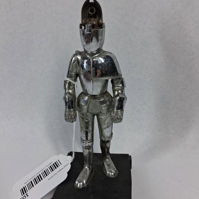 Sale Photo Thumbnail #106: Chrome Knight in Armor Table Lighter
