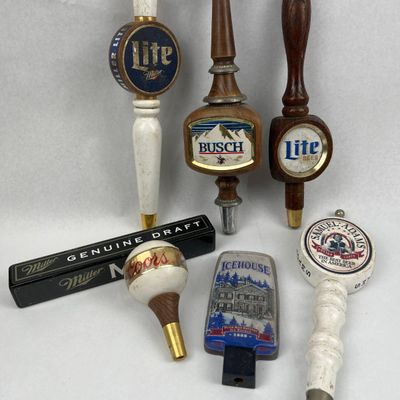 Sale Photo Thumbnail #427: Miller Busch & Samuel Adams Tap Handles