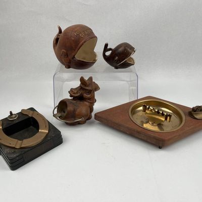 Sale Photo Thumbnail #331: Mid-Century Novelty Ashtrays & Lighters