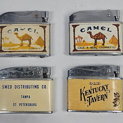 Sale Photo Thumbnail #52: Set 4 Penguin & Ruby Japanese Lighters