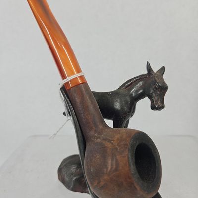 Sale Photo Thumbnail #198: Vtg English Bruyere Pipe & Donkey Stand