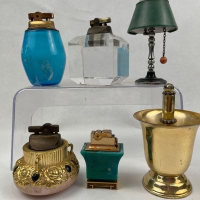 Sale Photo Thumbnail #384: A.S.R. & Other Vtg Table Lighters