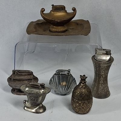 Sale Photo Thumbnail #377: Ronson & Continental Vtg Table Lighters