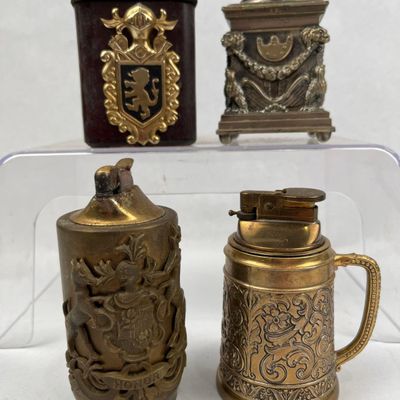 Sale Photo Thumbnail #327: Heraldic & Neoclassical Table Lighters