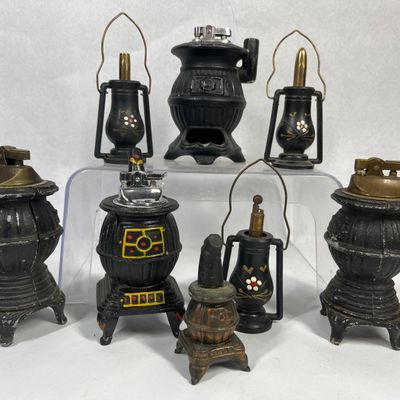 Sale Photo Thumbnail #325: Japanese Metal Stove & Lantern Lighters
