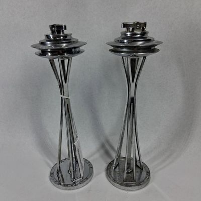 Sale Photo Thumbnail #129: Pair Needle Light Space Needle Lighters