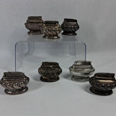 Sale Photo Thumbnail #205: Ronson Silver-Plated Table Lighters