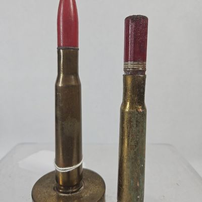 Sale Photo Thumbnail #144: .50 Cal Trench Art & M2 Dummy Round