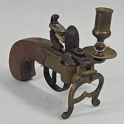 Sale Photo Thumbnail #58: George III Style Pistol Tinder Lighter