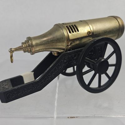 Sale Photo Thumbnail #262: Japanese Metal Cannon Table Lighter