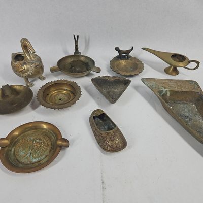 Sale Photo Thumbnail #264: 11 Dayagi & Rancho Alegre Brass Items