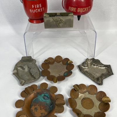 Sale Photo Thumbnail #342: Vtg Novelty, Souvenir & Coin Ashtrays
