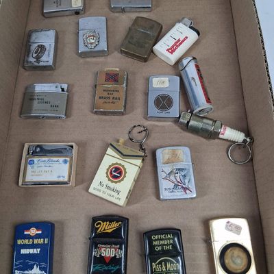 Sale Photo Thumbnail #83: Zippo, Advertising & Military Lighters