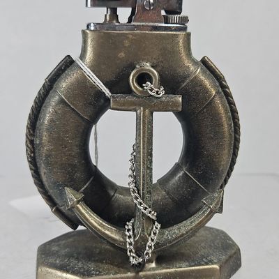 Sale Photo Thumbnail #154: Japanese Metal Lifebuoy/Anchor Lighter