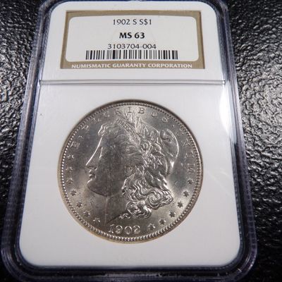 1902-S NGC MS63 MORGAN SILVER DOLLAR