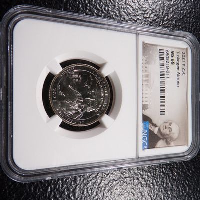 2021-P NGC MS68 TUSKEGEE AIRMEN QUARTER