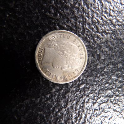 1900 HIGH GRADE BARBER SILVER DIME