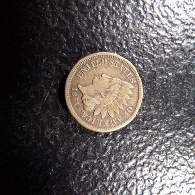 1861 COPPER NICKEL INDIAN CENT