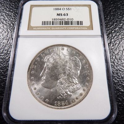 1884-O NGC MS63 MORGAN SILVER DOLLAR