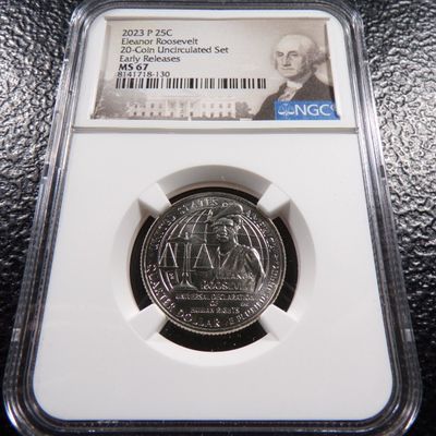 2023-P NGC MS67 EARLY RELEASES ELEANOR ROOSEVELT QUARTER