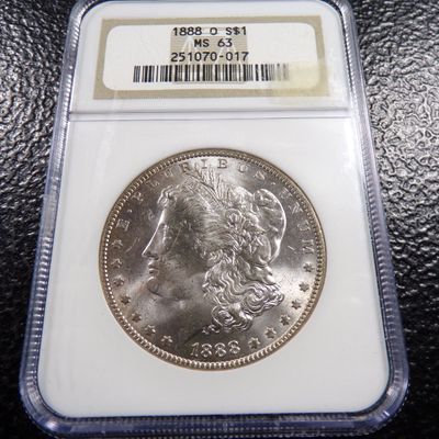 1888-O NGC MS63 MORGAN SILVER DOLLAR