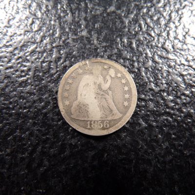 1856 LARGE DATE SEATED LIBERTY SILVER DIME