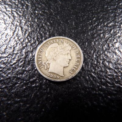 1909-O BARBER SILVER DIME