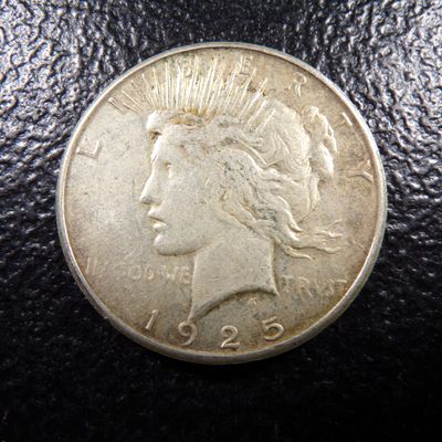 1925-S RARE DATE PEACE SILVER DOLLAR