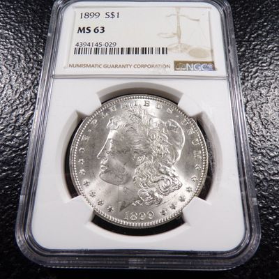 1899 NGC MS63 MORGAN SILVER DOLLAR