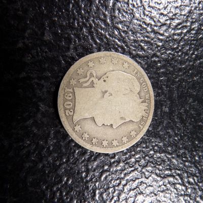 1902-S BARBER SILVER QUARTER