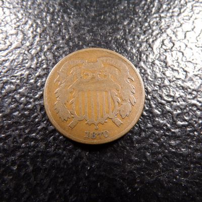 1870 TWO CENT PIECE
