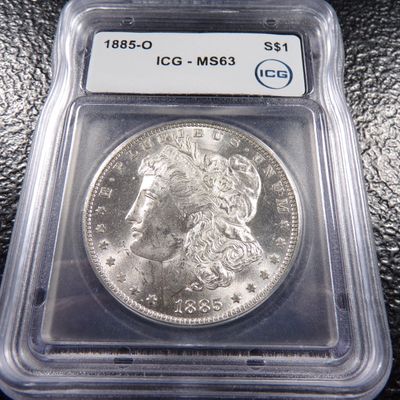 1885-O ICG MS63 MORGAN SILVER DOLLAR