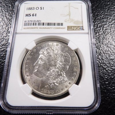 1883-O NGC MS61 MORGAN SILVER DOLLAR