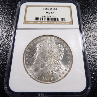 1885-O NGC MS63 MORGAN SILVER DOLLAR