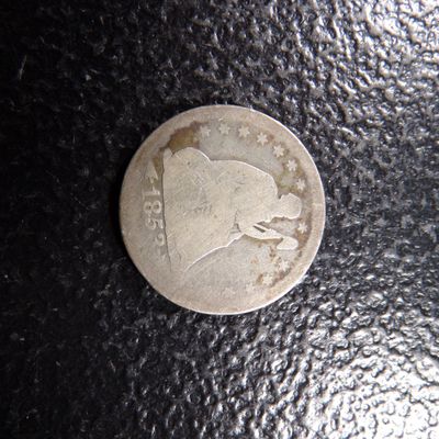 1853 SEATED LIBERTY SILVER QUARTER