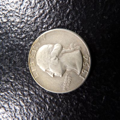 1954-S WASHINGTON SILVER QUARTER