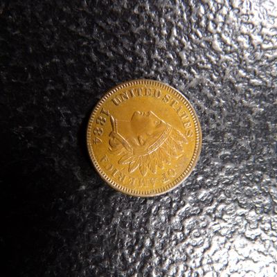 1884 INDIAN HEAD CENT