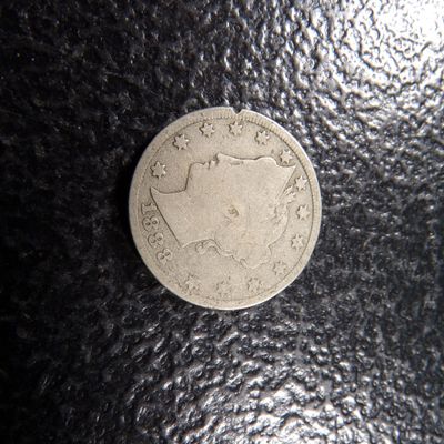 1888 LIBERTY HEAD V NICKEL