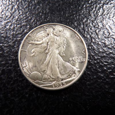 1935-D RARE DATE HIGH GRADE WALKING LIBERTY SILVER HALF DOLLAR