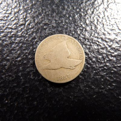 1857 FLYING EAGLE CENT
