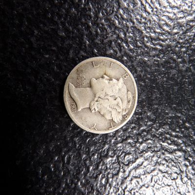 1931-D MERCURY SILVER DIME