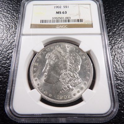1902 NGC MS63 MORGAN SILVER DOLLAR