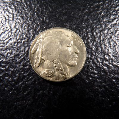 1938-D HIGH GRADE INDIAN HEAD BUFFALO NICKEL