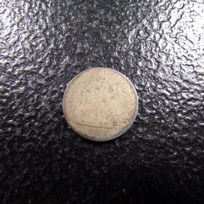 1862 SEATED LIBERTY SILVER DIME