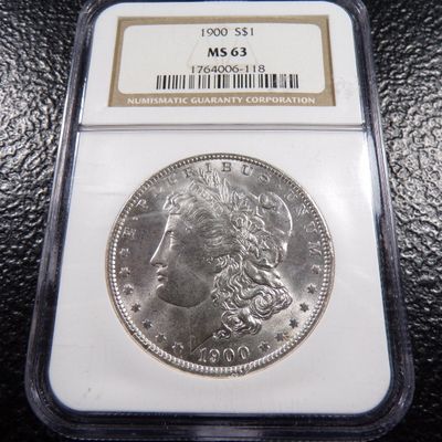 1900 NGC MS63 MORGAN SILVER DOLLAR