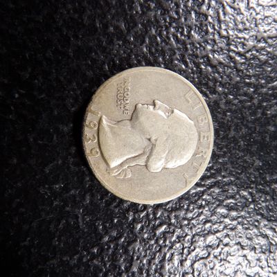 1939-S WASHINGTON SILVER QUARTER