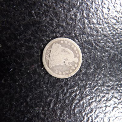 1843 SEATED LIBERTY SILVER HALF DIME