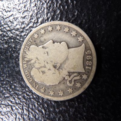 1895-O BARBER SILVER HALF DOLLAR