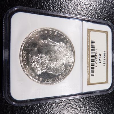 1880-S NGC MS63 MORGAN SILVER DOLLAR